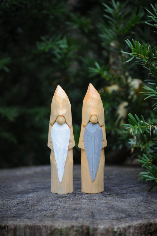 Hand-Carved Swedish Santa - Unique Nordic Folk Art from Linden Wood - Gift Boxed by Liljas Scandinavian Handicraft